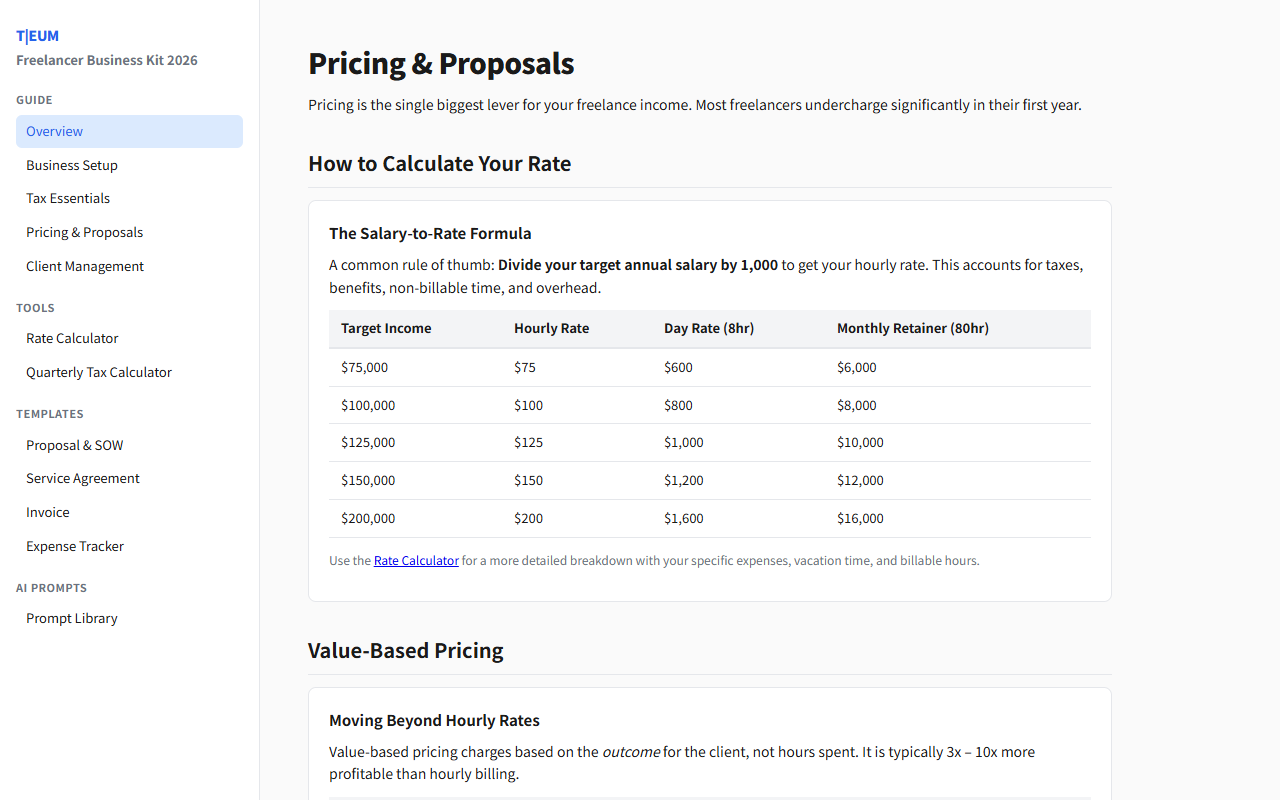 US Freelancer Business Kit 2026 2