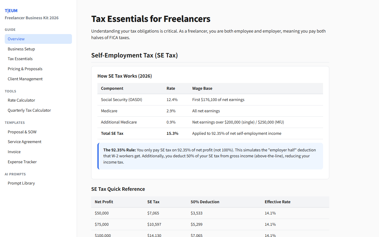 US Freelancer Business Kit 2026 3