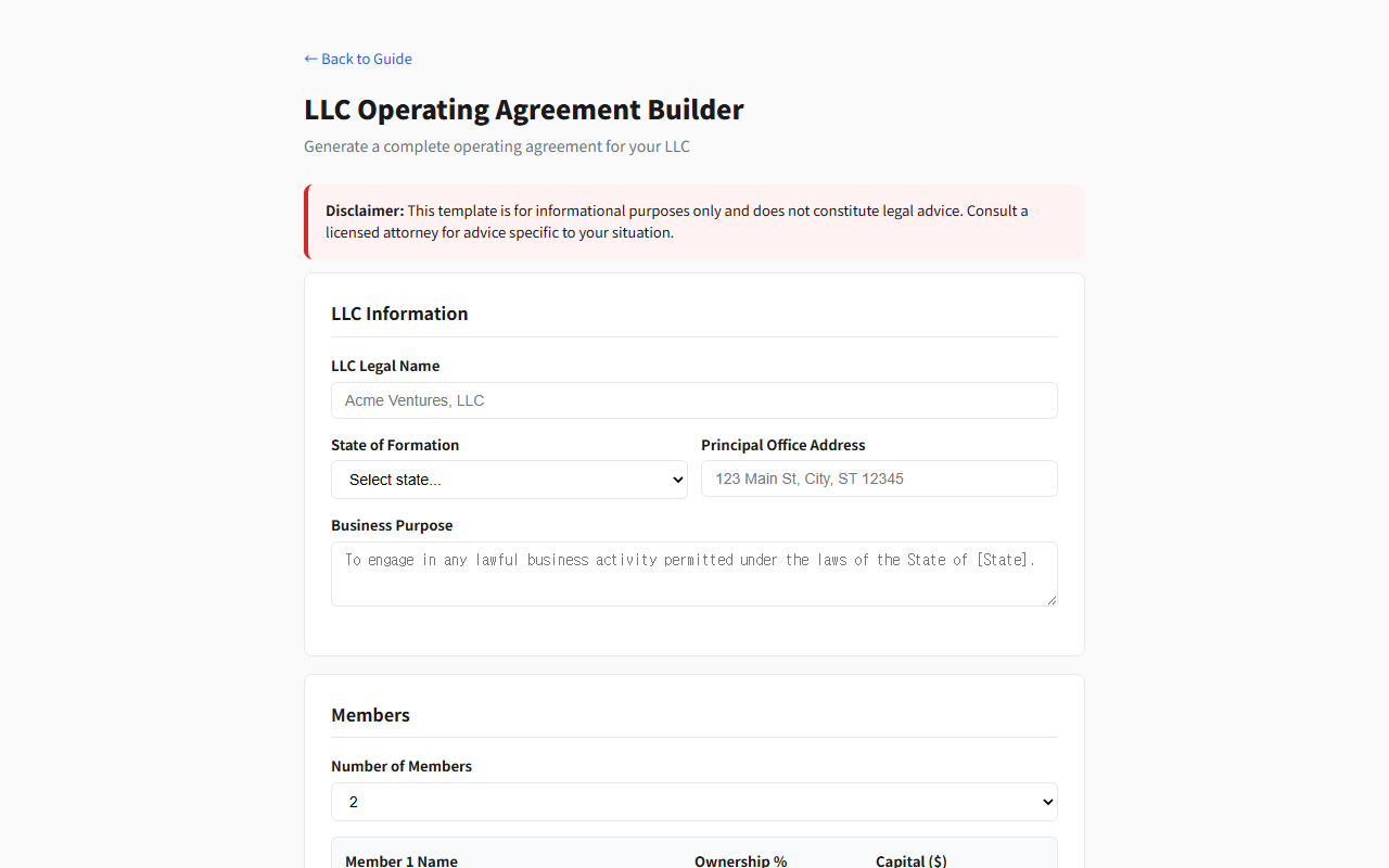US Legal Document Builder 2026 2