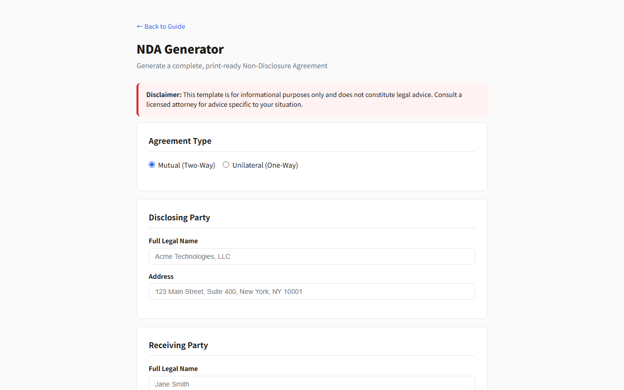 US Legal Document Builder 2026 3