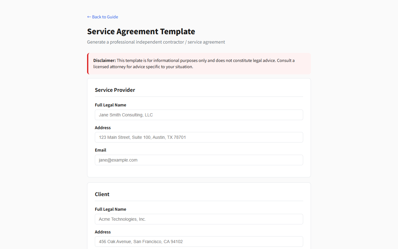 US Legal Document Builder 2026 5